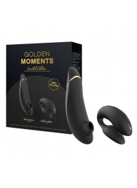 Набор для пар Golden Moments: Womanizer Premium 2 и We-Vibe Chorus - Womanizer купить в Саратове с доставкой в Orgasmix.ru Набор для пар Golden Moments: Womanizer Premium 2 и We-Vibe Chorus - Womanizer