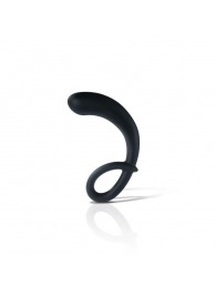 Черный массажер простаты Curving Curt - 13 см. - MyStim - купить с доставкой в Саратове