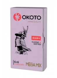 Презервативы OKOTO Mega Mix - 12 шт. - Sitabella - купить с доставкой в Саратове