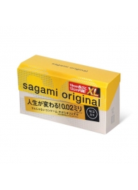 Презервативы увеличенного размера Sagami Original 0.02 XL-size - 12 шт. - Sagami - купить с доставкой в Саратове