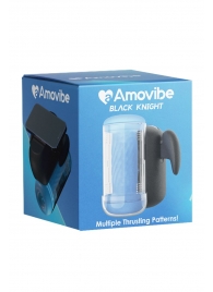 Инновационный робот-мастурбатор Black Knight с функцией пенетрации - Amovibe - в Саратове купить с доставкой