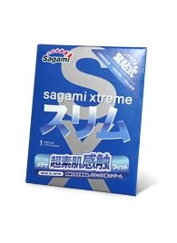 Презерватив Sagami Xtreme FEEL FIT 3D - 1 шт. - Sagami - купить с доставкой в Саратове