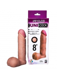 Фаллическая насадка для страпона UNICOCK 8  - 20 см. - LOVETOY (А-Полимер) - купить с доставкой в Саратове