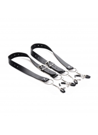 Ремни с зажимами для половых губ Spread Labia Spreader Straps with Clamps - XR Brands - купить с доставкой в Саратове