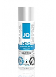 Охлаждающий лубрикант на водной основе JO Personal Lubricant H2O COOLING - 60 мл. - System JO - купить с доставкой в Саратове