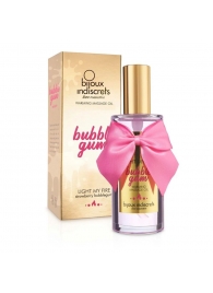 Разогревающее массажное масло Light My Fire Bubble Gum с ароматом бабл-гам - 100 мл. - Bijoux Indiscrets - купить с доставкой в Саратове