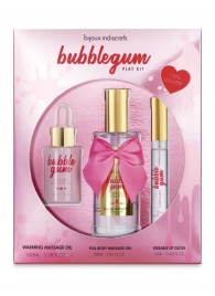 Набор средств для массажа и ласк Bubblegum Play Kit - Bijoux Indiscrets - купить с доставкой в Саратове