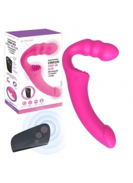 Розовый безремневой страпон Straples Strap-On Dildo - Erokay - купить с доставкой в Саратове