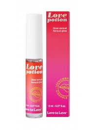 Возбуждающий блеск для губ Love Potion - 8 мл. - Love to Love - купить с доставкой в Саратове