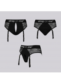 Трусики для фиксации насадок Strap-on-me Harness Lingerie Diva XS - Strap-on-me - купить с доставкой в Саратове