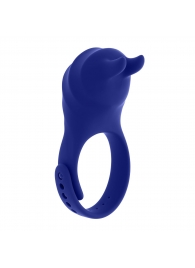 Синее эрекционное виброкольцо с клиторальной подушечкой и пультом ДУ Adjustable Fun Ring - Zero Tolerance - в Саратове купить с доставкой