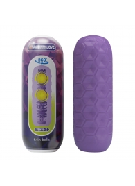Фиолетовый мастурбатор Venus-X Twin balls - Baile - в Саратове купить с доставкой