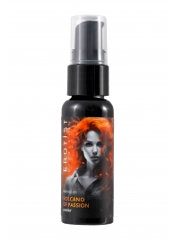 Гель с эффектом вибрации Volcano Of Passion со вкусом вишни - 25 мл. - Erotist Lubricants - купить с доставкой в Саратове