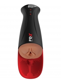 Мастурбатор-вагина в колбе с вибрацией Fuck-O-Matic Pro XL - Pipedream - в Саратове купить с доставкой