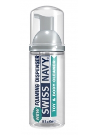 Очищающая пенка для игрушек и тела Toy   Body Cleaner Foamer - 47 мл. - Swiss navy - купить с доставкой в Саратове