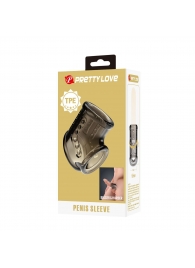 Дымчатая насадка на пенис и мошонку - Baile - в Саратове купить с доставкой