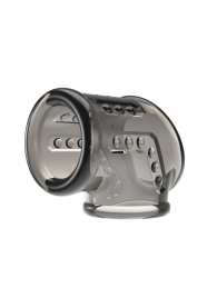 Дымчатая насадка на пенис и мошонку - Baile - в Саратове купить с доставкой