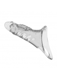 Прозрачная насадка на пенис - 22 см. - Baile - в Саратове купить с доставкой