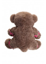 Бондажный набор: бурый мишка с розовыми оковами и наручниками - Pecado - купить с доставкой в Саратове