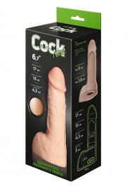 Телесный фаллоудлинитель с мошонкой Cock Next - 17 см. - LOVETOY (А-Полимер) - в Саратове купить с доставкой