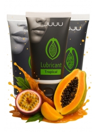 Набор из 3 съедобных лубрикантов JUJU со вкусом тропических фруктов - JuJu - купить с доставкой в Саратове