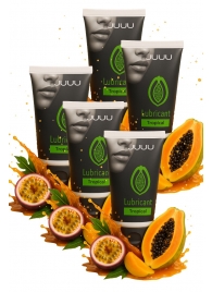 Набор из 5 съедобных лубрикантов JUJU со вкусом тропических фруктов - JuJu - купить с доставкой в Саратове