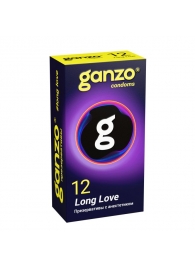 Презервативы с анестетиком для продления удовольствия Ganzo Long Love - 12 шт. - Ganzo - купить с доставкой в Саратове