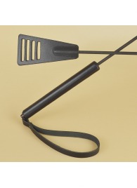 Черный кожаный стек «Сириус» - 60 см. - Sitabella - купить с доставкой в Саратове