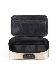Золотистая сумочка для хранения игрушек Discreet Box - Dorcel - купить с доставкой в Саратове