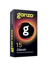 Классические презервативы с обильной смазкой Ganzo Classic - 15 шт. - Ganzo - купить с доставкой в Саратове