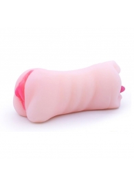 Телесный двусторонний мастурбатор - вагина и ротик - Boys of Toys - в Саратове купить с доставкой