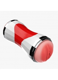 Двусторонний мастурбатор в колбе Power Grip Cup - вагина и ротик - Boys of Toys - в Саратове купить с доставкой