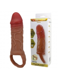 Реалистичная насадка на член Peirre - 15,5 см. - Baile - в Саратове купить с доставкой Реалистичная насадка на член Peirre - 15,5 см. - Baile - в Саратове купить с доставкой