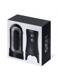 Набор Tenga Flip Zero Electronic Vibrotation: мастурбатор с вибрацией и устройство вращения - Tenga - в Саратове купить с доставкой Набор Tenga Flip Zero Electronic Vibrotation: мастурбатор с вибрацией и устройство вращения - Tenga - в Саратове купить с доставкой