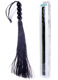 Черная силиконовая плеть - 37 см. - Boys of Toys - купить с доставкой в Саратове