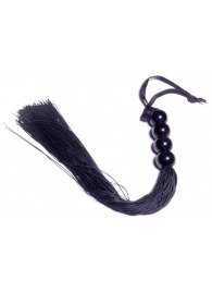 Черная силиконовая плеть - 37 см. - Boys of Toys - купить с доставкой в Саратове