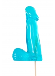 Голубой леденец в форме члена со вкусом блю кюрасао - 173 гр. - Sosuчki - купить с доставкой в Саратове Голубой леденец в форме члена со вкусом блю кюрасао - 173 гр. - Sosuчki - купить с доставкой в Саратове