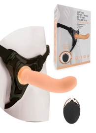 Женский вибрострапон со съемной насадкой и пультом ДУ - Erokay - купить с доставкой в Саратове