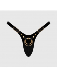 Черный пояс для фиксации насадок Strap-On-Me Leatherette Harness Fabulous - Strap-on-me - купить с доставкой в Саратове