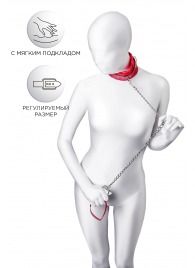 Красный ошейник с подкладкой из меха - ToyFa - купить с доставкой в Саратове