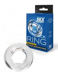 Прозрачное эрекционное кольцо-бублик - Sex Expert - в Саратове купить с доставкой