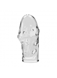 Прозрачная насадка на пенис Booker - 8 см. - Baile - в Саратове купить с доставкой