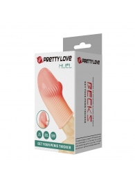 Телесная насадка на пенис Huel - 9 см. - Baile - в Саратове купить с доставкой