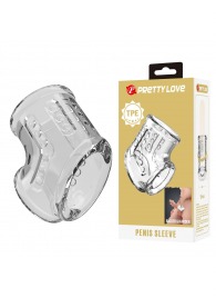 Прозрачная насадка на пенис и мошонку - Baile - в Саратове купить с доставкой