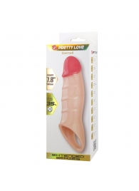 Телесная удлиняющая насадка на пенис Darnel - Baile - в Саратове купить с доставкой