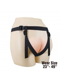 Черные трусики харнесс с платформой Caludio I - Baile - купить с доставкой в Саратове