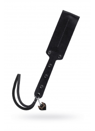 Черный кожаный пэддл - 32 см. - Pecado - купить с доставкой в Саратове