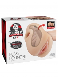 Телесный мастурбатор-вагина Pussy Pounder Squeeze Stroker - Pipedream - в Саратове купить с доставкой
