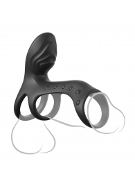 Черная насадка на пенис Ultimate Couples Cage Pro - Pipedream - в Саратове купить с доставкой