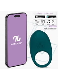 Зеленое интерактивное виброкольцо Ringo - Intoyou - в Саратове купить с доставкой